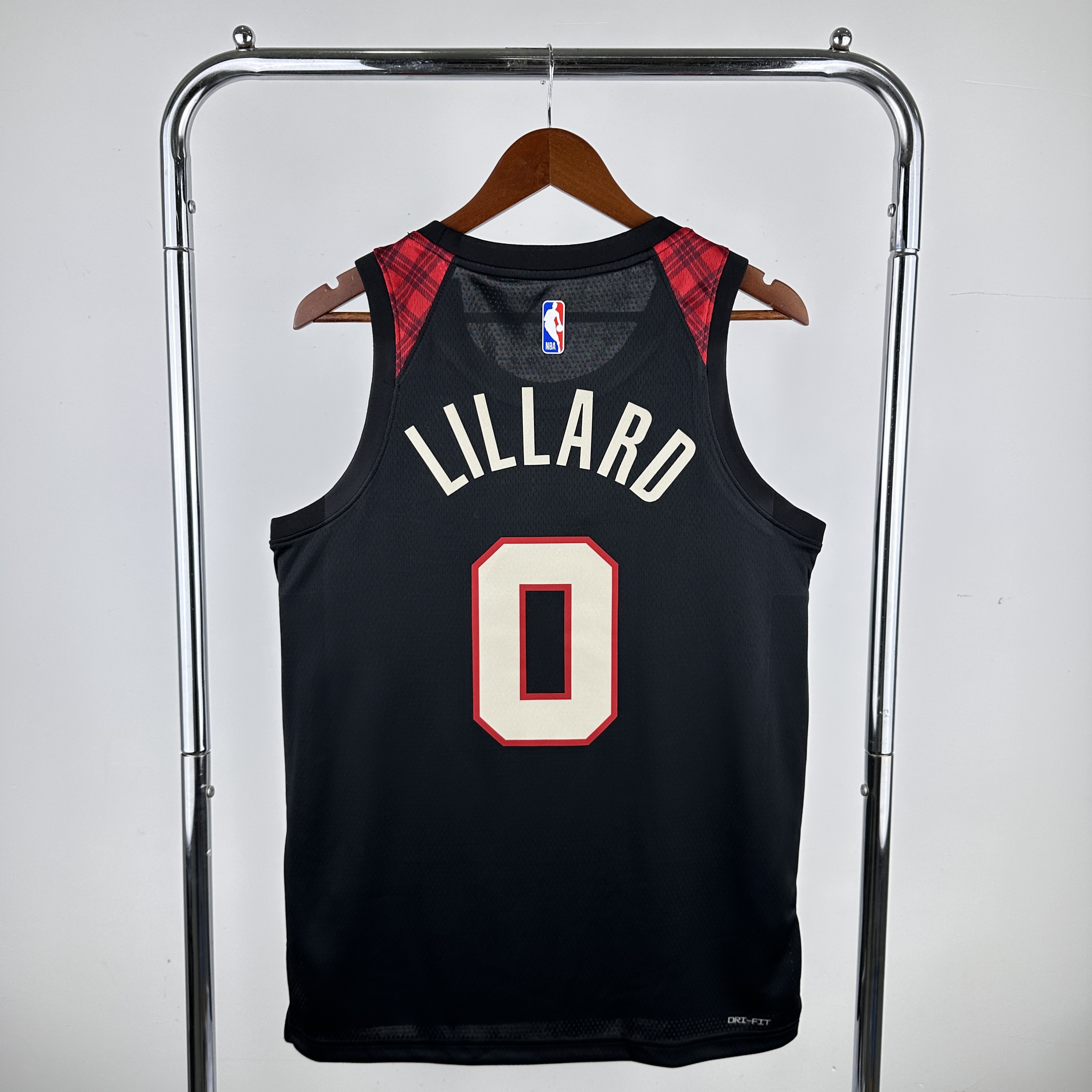Men Portland Trail Blazers #0 Lillard Black City Edition Nike 2024 NBA Jersey->sacramento kings->NBA Jersey